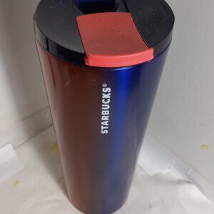 Starbucks  16oz  blue and Red Tumbler